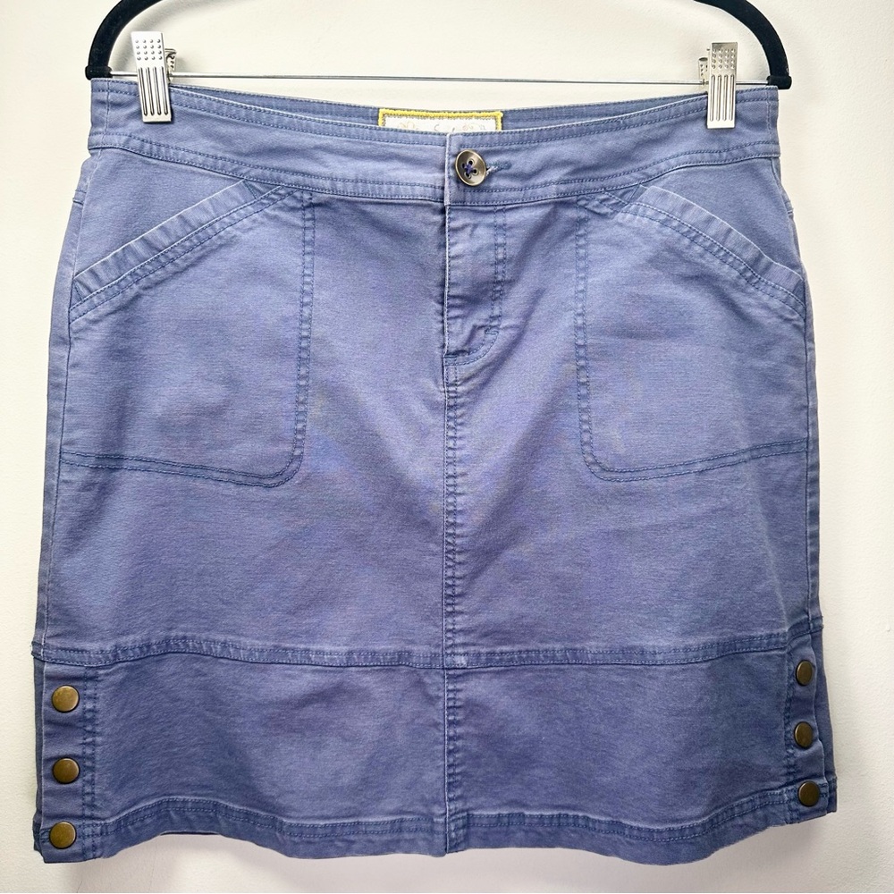 Aventura Vintage Indigo Bronson Organic Cotton Skirt, 8